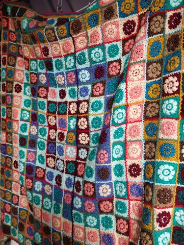 Couverture vintage granny - couverture,
