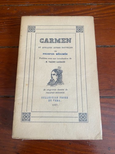 Prosper mérimée carmen et - prosper,
