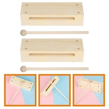 2 Sets Billot De Bois Bâtons