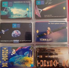 Turquie SÉRIE TURKSAT 6 Cartes Différentes 