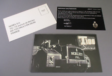 AX120 NOREV LIVRET + CERTIFICAT AUTHENTICITE CAMION PLATEAU BERLIET T.100 N° 2