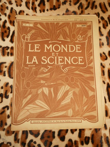 Revue monde et la - la, science