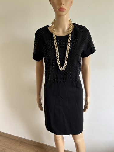 Robe noire manches - à,