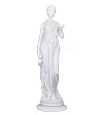 Statue grecque romaine Hebe déesse de la jeunesse sculpture marbre moulé