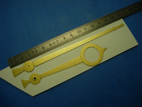 Aiguilles pendulette horloge