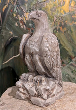 Aigle En Albâtre - Vers 1900 - Travail Italien