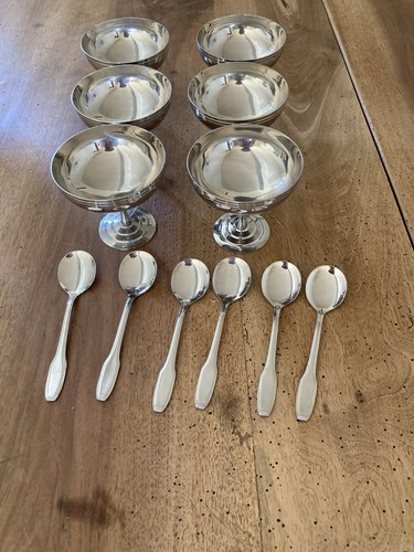 Coupes glace 6 cuillères - coupes,