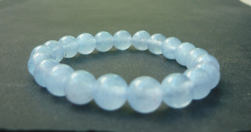 Bracelet perles calcédoine - de,