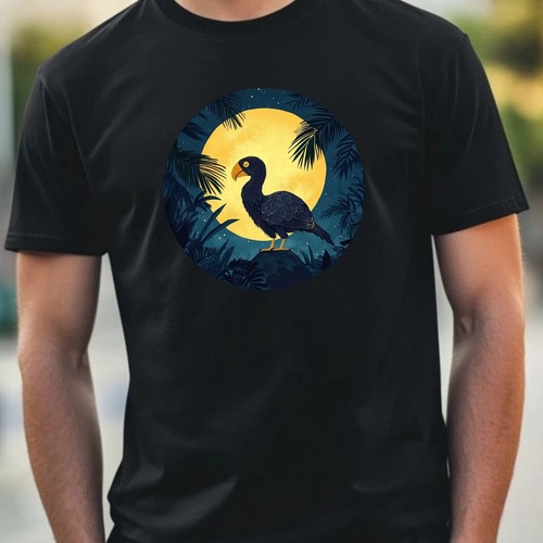 Mens dodo bird full moon - dodo, at