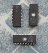 3x pièces Texas Instruments 27C512-10 EPROM. Lot de 3 