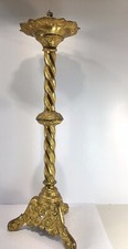 Superbe Pique-cierge doré
