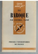 LE BAROQUE - QUE SAIS-JE ? 923 (1963) TAPIE (Victor-Lucien) BARROCO / ROCOCO