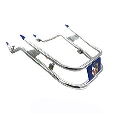 Pare-Chocs En Chrome Bleu Pour