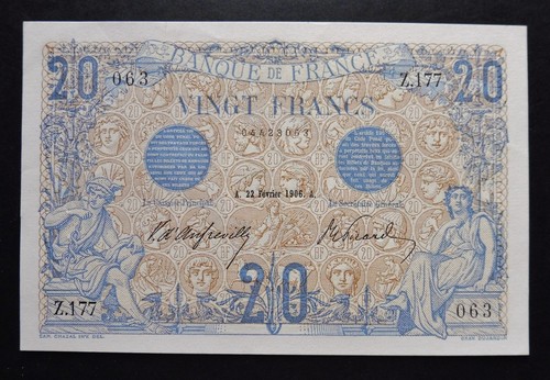 Francs bleu 22 - francs,