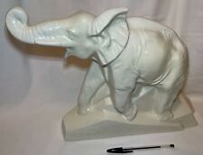 Sculpture animalière céramique, de DOLLY, LEJAN, Éléphant, Art déco