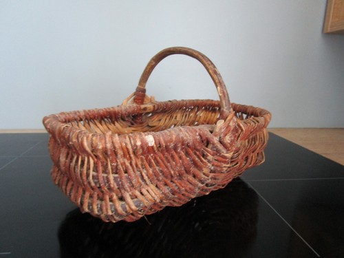 Ancien petit panier osier - ancien,