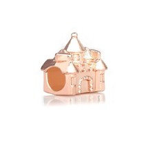 QTY 3- Rose Gold Disney Castle