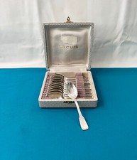 12 cuilleres à moka ERCUIS modèle VIEUX PARIS métal argenté CLUNY 11,5 cm
