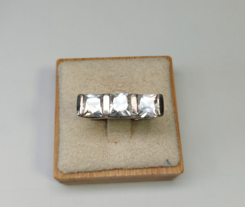 Ancienne bague décor - bague,, strass