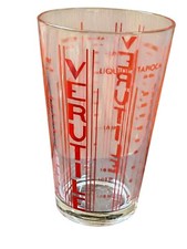 ANCIEN VERRE DOSEUR GRADUÉ VERUTILE LAIT SUCRE SEMOULE FARINE