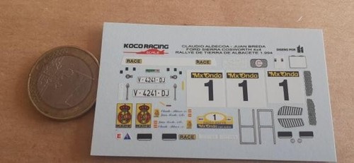 Décalcomanie vin ford - 1/43,