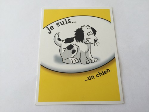 Carte suis chien pièce - carte, un