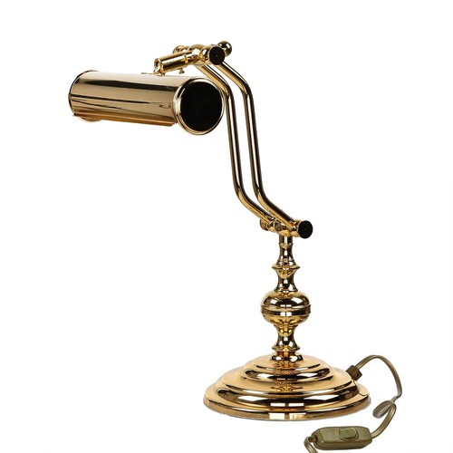 Lampe bureau piano dorée - de,