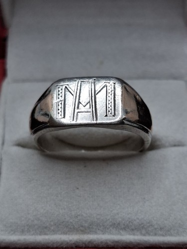 Ancienne bague chevalière - bague,