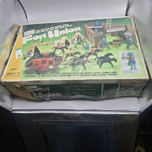 Vintage sears playmobil fort - sears,