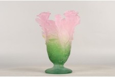 Vase DAUM Art Glass Pate De