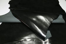 Cuir De Chèvre Italien Fort En Patin Très Foncé Vert Olive 2sqf