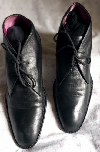 Bottines espace cuir noir - bottines,