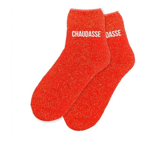 Chaussettes femme orange - chaussettes,