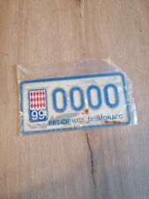 Plaque Vintage Voiture Monaco