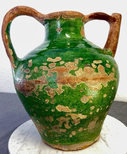 Cruche ancienne terre cuite - ancienne,