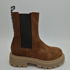 Bikkembergs - Bottines Avec Élastiques 20338 B En Cuir Suédé Doux