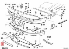 Couvercle OEM BMW E31 840Ci 840i 850Ci Coupé 51118108169