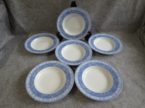 Assiettes creuses porcelaine - 6,