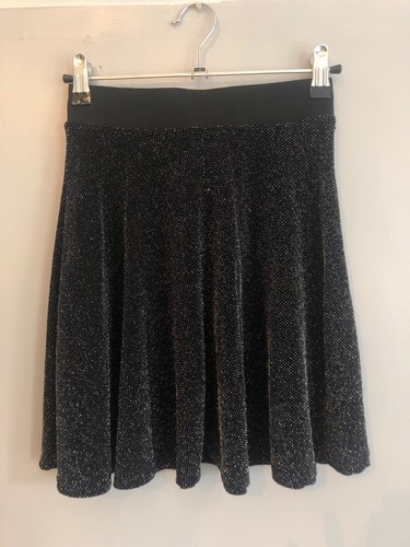 Mini jupe patineuse noire - jupe,