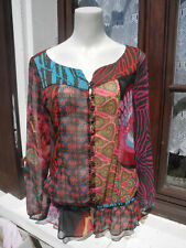 TUNIQUE HAUT CHEMISIER DESIGUAL T 36/38 TBE