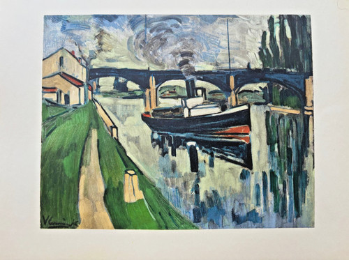 Maurice vlaminck la seine - maurice,