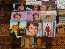 Claude François - lot de 11 x 45 tours - EP/SP , tout état,  voir photos