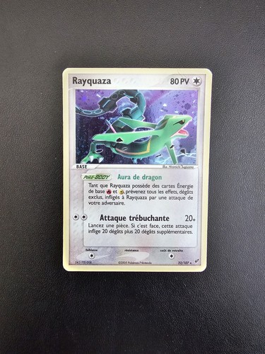 Carte pokémon rayquaza 107 - carte, 22/107