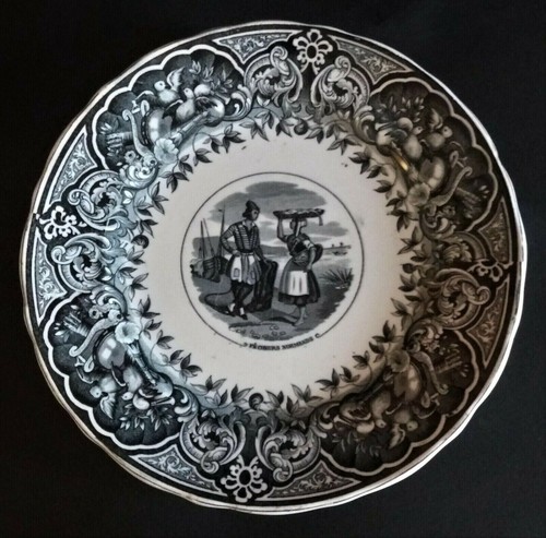 Assiette parlante thème - assiette,