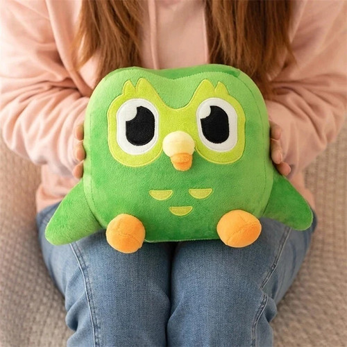 Peluche hibou vert duo - vert,