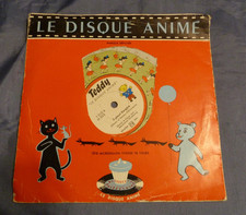 TEDDY "LE DISQUE ANIMÉ" : il pleut bergère, compagnons de la marjolaine.78 Tours