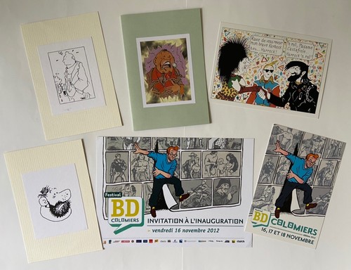 Lot tintin pastiches - tintin,