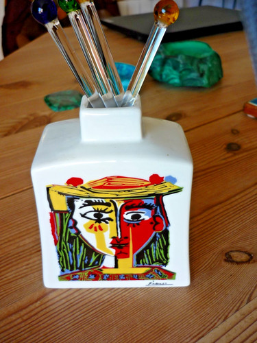 Vase soliflore porcelaine - soliflore,