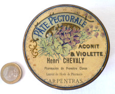 Ancienne boite pub pharmacie - boite,