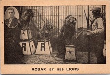 THEMES - CIRQUE - Dompteur de lions ROSAR -
